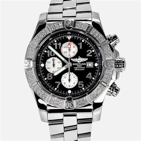 breitling super avenger diamond watch replica|breitling super avenger bezel.